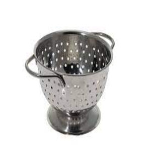 Food Grade Silicone Kitchen Strainer Steel <b>Colander</b> Space-Saving Folding Design <b>Plastic</b> Collapsible <b>Colander</b> Bag Custom Logo - Product Image 2