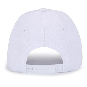 Gorra de Béisbol Ajustable y Elegante para Hombre y Mujer, 100% Algodón, Gorra de Papá Blanca con Impresión de Logotipo Personalizado - Product Image 4