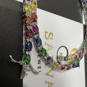 VVS Moissanite Diamond Cuban Chain IGI Certified High Quality 14K Gold Multicolor Link Chain Joyería fina para hombres Ocasión de regalo - Product Image 2