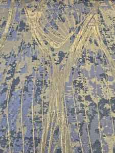 Tissu jacquard en polyester ultra doux turc 100% polyester pour les vêtements de fil de spécialité en brocart métallique fantaisie pour filles - Product Image 5