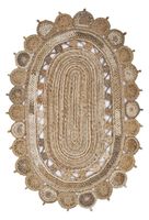 Tapis de sol réversible à tissage plat en jute Earth Walk de haute qualité Fabriqué à la machine Utilisation durable de qualité supérieure prêt pour l'exportation