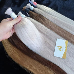 Meilleure vente 100% vierge vietnamienne Extensions de cheveux Super Double vrac 30 pouces étiré longueur droite Style brut cheveux humains - Product Image 1