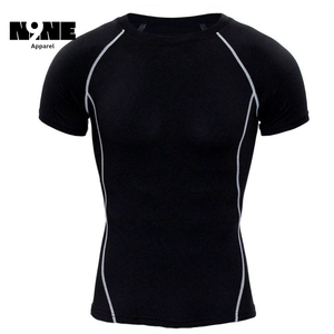 GSM BSCI logotipo personalizado camiseta algodón camiseta Fitness camiseta entrenamiento gimnasio ropa Muscle Fit deportes camiseta para hombres - Product Image 5