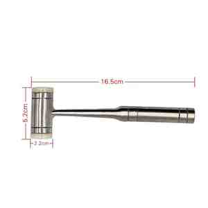 Martillo Dental Manual Universal de acero inoxidable de doble cara, martillo ortopédico para huesos, autoclave, instrumento quirúrgico de alta cirugía - Product Image 4