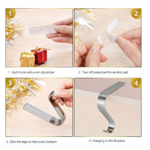 Customizable Metal <b>Stocking</b> <b>Holder</b> for Home & Tabletop Wholesale Prices for Christmas Decorations & Gifts - Product Image 6