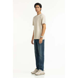 T-shirt 100 % coton oversize coupe classique en jersey teint en pièce, fabricant OEM ODM, fournisseur, marque privée, vente en gros - Product Image 5