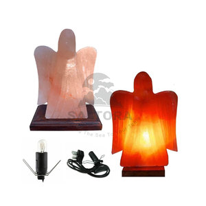 Lampe à sel en forme de sel à bas prix Meilleur matériau Lampe à sel en forme d'ange Prix de gros Lampe à sel - Product Image 2