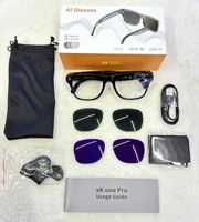 Nouvelles Lunettes Intelligentes XKONEPRO 2026 pour Appels, Photos, Traduction IA, Triple Lentille, Vente Directe Usine, Bouton Tactile