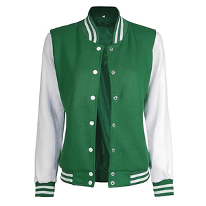 Veste Letterman authentique, tenue d'uniforme de baseball à impression numérique, veste universitaire pour femmes - Product Image 1