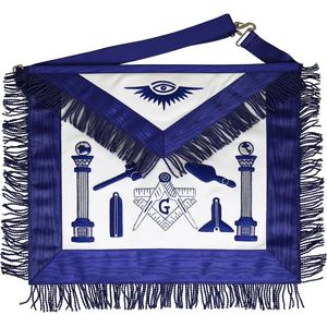 Mandil Masónico de Piel de Oveja Personalizado, Bordado a Mano, para Logias - Product Image 6