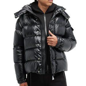 Fabricant de vestes matelassées en polyester de qualité supérieure, coupe ajustée, logo frontal, style streetwear, hiver, sur mesure, OEM - Product Image 2