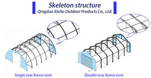 Abri de stockage extérieur robuste tente auvent abri de Garage pour équipement voiture bateau outils de jardin <span class=keywords><strong>Camping</strong></span> - Product Image 2