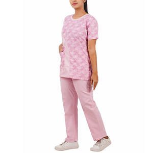 Uniformes de algodón poliéster transpirables de secado rápido para mujer, colores y tamaños personalizables para uso hospitalario - Product Image 3