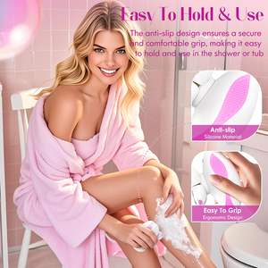 Afeitadora Rotatoria Recargable Húmeda/Seca para Mujer, Depiladora Eléctrica Inalámbrica, Recortadora Corporal Antideslizante para Dama, IPX7 - Product Image 5