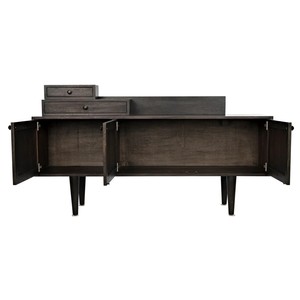 Mesita de noche moderna plegable multiusos de madera maciza para la entrada del hogar, hoteles, restaurantes, salas de estar, hospitales, comedores - Product Image 4