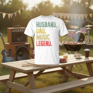 Camiseta Retro Vintage de Leyenda Musical para Esposo o Papá - Camiseta Promocional Personalizada - Product Image 3