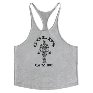 2025 Summer <b>Men</b> Muscle <b>Stringer</b> Fitness <b>Vest</b> Cotton Tight Gym Tank Top Custom Logo Blank <b>Men's</b> Sleeveless T-Shirt - Product Image 4