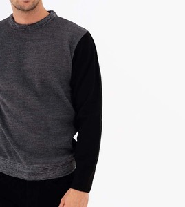 เสื้อสเวตเตอร์ผ้าแจ็คการ์ดคอกลมสำหรับผู้ชายเสื้อถักอบอุ่นลำลองคลาสสิกตามสั่ง - Product Image 2