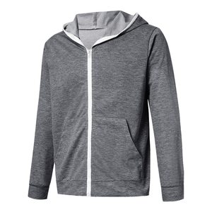 Best Selling Men's Solid Breathable Hoodies Long Sleeves High Quality Cotton/Polyester Winter Warmth Fashionable Streetwear - Product Image 4