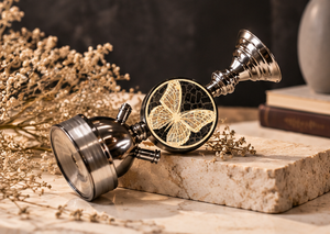 Cachimba de Lujo de Latón Hecha a Mano con Diseño de Mosaico Decorativo, Estilo Egipcio, para Mesa - Product Image 4
