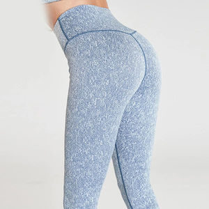 Leggings d'été pour femmes pantalons minces pour femmes pantalon de Yoga extensible de grande taille nouveau Legging en tissu à la mode dernière conception en gros - Product Image 4