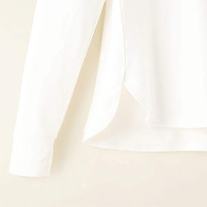 Camisetas de manga larga holgadas para mujer, camisetas de otoño hechas a medida de algodón con cuello redondo, camisetas informales de gran tamaño para mujer ODM OEM - Product Image 4