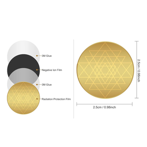 Autocollants <span class=keywords><strong>anti</strong></span>-radiation à ions négatifs <span class=keywords><strong>pour</strong></span> <span class=keywords><strong>téléphone</strong></span> <span class=keywords><strong>portable</strong></span>, protection contre les <span class=keywords><strong>ondes</strong></span> électromagnétiques, énergie scalaire, vente chaude - Product Image 4