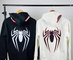 เสื้อฮู้ดลายแมงมุม ลดราคา Y2K ปัก 3 มิติ ซิปเต็มตัว ผ้าคอตตอนผสม คุณภาพเยี่ยม - Product Image 2