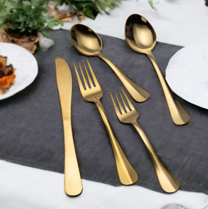 Mejor estilo moderno juego de cubiertos cena cuchillo cuchara Tenedor de acero inoxidable hogar cocina restaurante vajilla boda evento decoración 2024 - Product Image 1