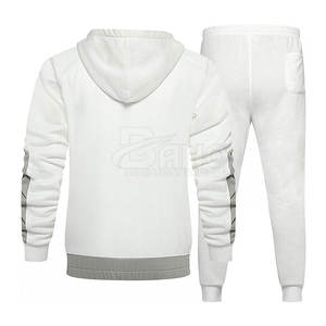 Venta caliente de alta calidad de los hombres de ropa informal de manga larga de color sólido chándal para adultos con el logotipo impreso para el invierno - Product Image 2