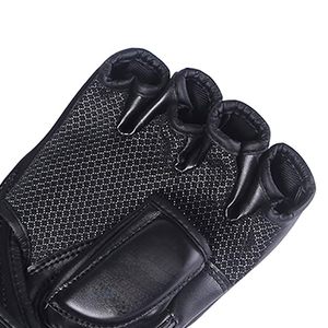 Lightweight Open Finger Breathable Leather For Bodybuilding Training Weightlifting <b>Gloves</b> Unisex Adjustable Weightlifting <b>Gloves</b> - Product Image 5
