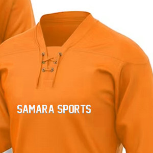 Soporte de ropa de hockey personalizada Impresión sublimada Entrenamiento juvenil Camisetas de hockey sobre hielo sublimadas - Product Image 2