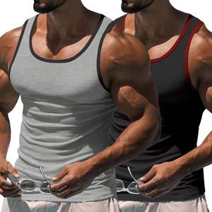 Débardeur personnalisé pour salle de sport Fabricant de vêtements pour hommes Musculation Workout Training Sportswear Débardeur personnalisé pour services d'impression - Product Image 1