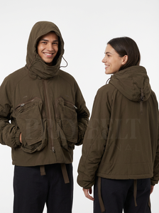 Chaqueta con Capucha de Nailon, Estilo Nuevo 2026, Ligera, con Cierre Frontal y Múltiples Bolsillos, Cómoda y Resistente al Viento - Product Image 6