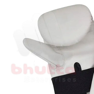 Guantes de Artes Marciales de Color Sólido de 12oz, Guantes de Boxeo de Cuero de la Mejor Calidad para Entrenamiento, Personalizables, Precio Bajo - Product Image 5