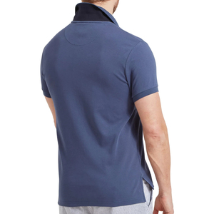 2025 hommes Logo personnalisé broderie respirant durable à manches courtes pour polos nouveau Design avec tissu tricoté respirant - Product Image 4