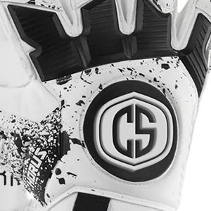 Gants de gardien de but de haute qualité, design anti-éclaboussures, coupe négative, ajustables, respirants, en latex blanc, paume élastique, bracelet élastique - Product Image 3