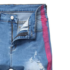 Summer New <b>Men</b> Fashion Stretch Causal Wear <b>Men</b> Denim <b>Shorts</b> / Best Fashion Casual <b>Slim</b> <b>Fit</b> High Quality Elastic Denim <b>Shorts</b> - Product Image 4