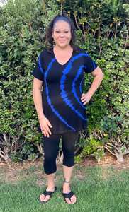 เสื้อกล้ามมัดย้อม100% ผ้าเรยอนสำหรับผู้หญิงเสื้อแขนกุดสุดเซ็กซี่สุดฮิตสำหรับวันหยุดฤดูร้อน - Product Image 2