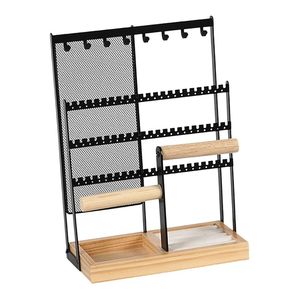 Soporte de joyería de madera más nuevo con diseño simple colgante y exhibición de pendientes para sala de estar precio bajo al por mayor - Product Image 2