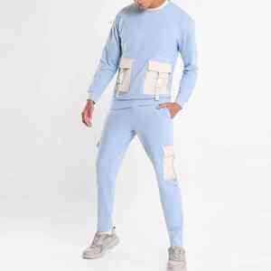 Nuevo diseño de gran tamaño Fit hombres chándal-Casual Streetwear T precio al por mayor chándal Unisex transpirable - Product Image 1