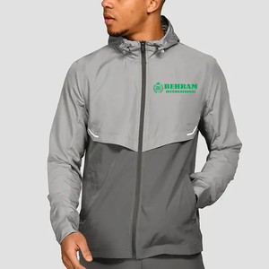 Chaqueta Cortavientos Softshell Ligera de Alta Calidad OEM para Hombre, con Capucha, Impermeable, Transpirable, de Secado Rápido, con Cremallera, para Otoño y Actividades al Aire Libre - Product Image 1