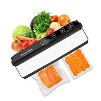 70kPa 135W 31cm 8L/min 4L Tank ecran tactile coupe-sac tuyau externe menage machine sous vide soudeuse emballage alimentaire
