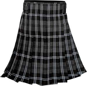 Kilts pour hommes en acrylique et laine de haute qualité pour plus de durabilité, avec des sangles en cuir traditionnelles réglables, motif tartan en granit - Product Image 3