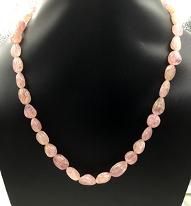 ลูกปัดโมร์แกนไนต์ธรรมชาติแกะสลัก สำหรับทำเครื่องประดับอัญมณี สร้อยคอ - Product Image 3