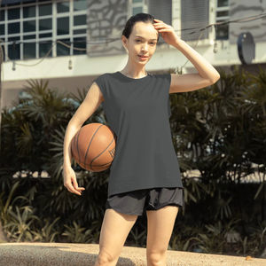 Ultifresh Sporty Performance Sports Unisexe Singlet 100% Polyester Respirant Évacuation de l'humidité Absorption de la transpiration 3D Tricoté ODM - Product Image 2