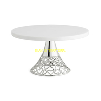 Support à gâteau de luxe en métal doré style branche d'arbre, écologique, compatible lave-vaisselle, base artistique pour présentation de desserts pour mariages