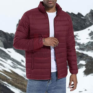 Veste matelassée coupe-vent pour hommes Manteau matelassé léger et chaud Aventures en plein air Fourniture d'usine OEM en vrac Vente en gros disponible - Product Image 6