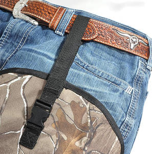 Polainas de equitación para hombre, de fibra superior, antidesgarros, con cierre de hebilla, altura media - Product Image 2