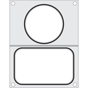 ภาชนะเก็บอาหาร 2 ชิ้น HENDI (178x113 มม. 115 มม.) พร้อมเมทริกซ์ปิดผนึก - Product Image 1